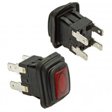 Клавишный переключатель SB146 IP65 on-(off) 13*19mm