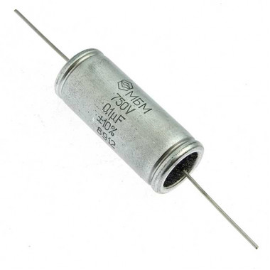Металлобумажный конденсатор МБМ-750 В 0.1 мкф