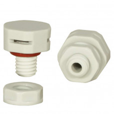 Клапан выравнивания давления M8X1.25 PA66 WHITE