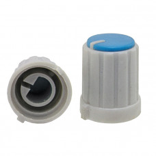 Ручка приборная RR4853 (6mm п.круг синий)