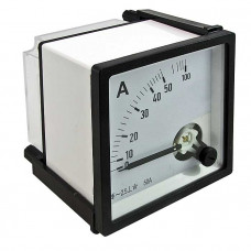 AC амперметр 50А/5А 50гц (72х72)