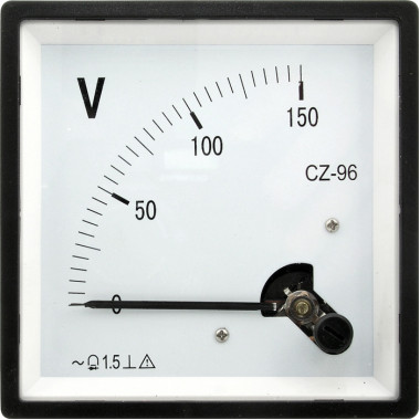 AC вольтметр 150В 50гц (96х96)