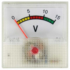 DC вольтметр 15В (40х40)