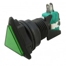 Кнопка GMSI-6B-T no(nc)+nc(no) green