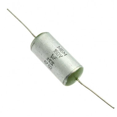 Металлобумажный конденсатор МБМ-160 В 1 мкф