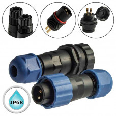 Герметичный разъем SZC13 2P-F-M