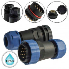 Герметичный разъем SZC28 10P-F-M