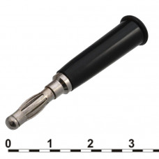 Штекер 10-0068 a черный