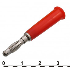 Штекер 10-0068 a красный