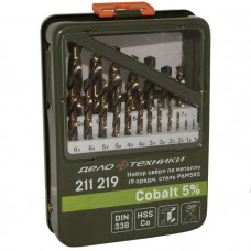 Сверла по металлу 1-10 19шт