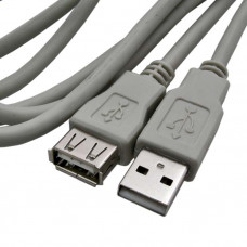 Компьютерный шнур USB-A F USB-A M 1.8m (SZC)