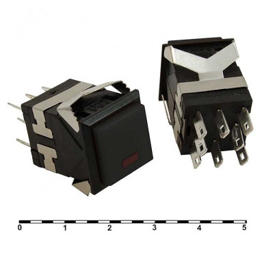 Кнопочный переключатель KD2-22BBR (PSW-22 БФЧЧ)