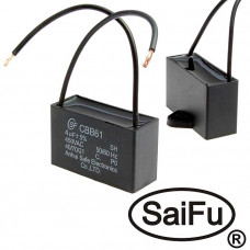 Пусковой конденсатор CBB61 4uF 450V (SAIFU)