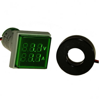 DMS-203 AC вольт-амперметр (зеленый)