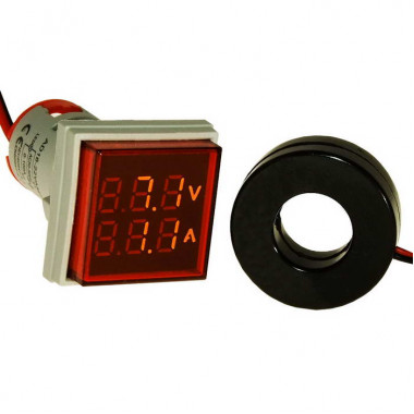 DMS-205 AC вольт-амперметр (красный)
