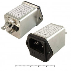 Сетевой фильтр DL-10DZ2R 10A. 250V
