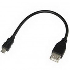 Кабель USB2.0 A(f)-micro USB B(m) B 0.2m