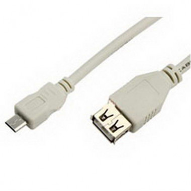 Кабель USB2.0 A(f)-micro USB B(m) W 0.2m