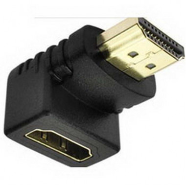 HDMI (m)-HDMI (f) угловой переходник