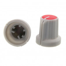 RR4836 ручка приборная (6mm п.круг красный)