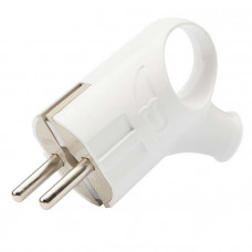 11-8537 Вилка угловая с кольцом и заземлением