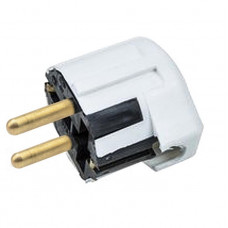 11-8503 Вилка Евро угл. с з/к 16А