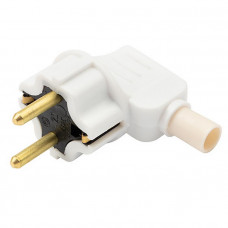 11-8502 Вилка Евро угл. с з/к 16А