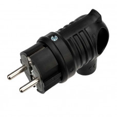 111-002 Вилка угловая влагозащищенная с кольцом