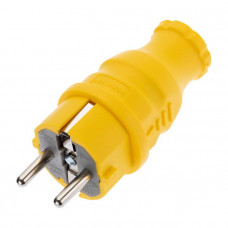 111-014 Вилка прямая влагозащищенная с заземлением