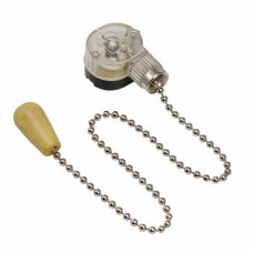 32-0105 Выключатель для настенного светильника c деревянным наконечником