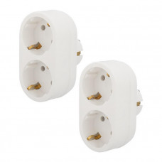 Набор двойников электрических 16 А с заземлением