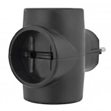 11-1076 Тройник электрический 6А без заземления