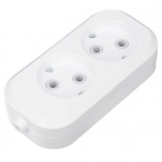 11-8701 Колодка 2 гнезда без заземления