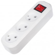 11-8705 Колодка 3 гнезда с кнопкой