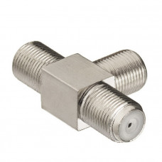 Высокочастотный разъем тройник гнездо F ТВ