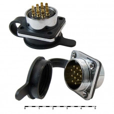 Разъем цилиндрический малогабаритный GX25M-12H