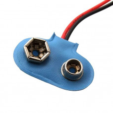 Разъем для батарейки Крона BS-E blue tail 100 mm