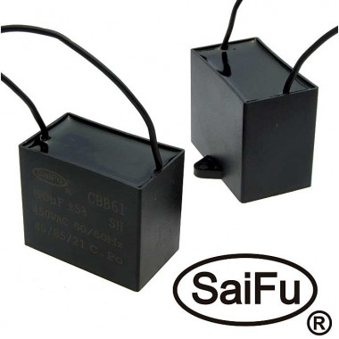 Пусковой конденсатор CBB61 50UF 450v (SAIFU)