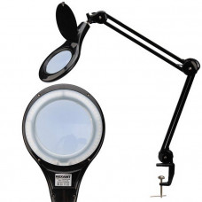 Лупа на струбцине круглая 5D