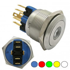 Кнопка антивандальная GQ22-11D/Y on-(off)+off-(on)