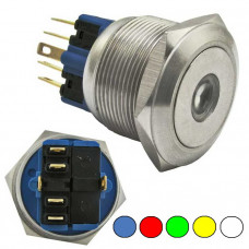 Кнопка антивандальная GQ25-11D/Y on-(off)+off-(on)