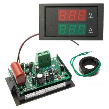 Вольтамперметр AC цифровой однофазный YB4835-LED 80-300V 100A