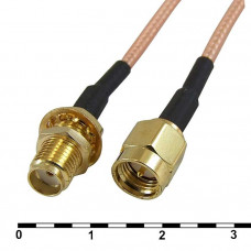 Высокочастотный разъем SMA-P/SMA-J-RG316-30