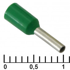 Наконечник на кабель DN00706 green (1.2x6mm)