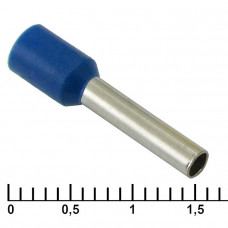 Наконечник на кабель DN02512 blue (2.2x12mm)