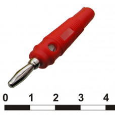 Штекер,гнездо,клема 10-0074 red