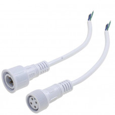 Герметичный разъем 4pin WP L=40 D=21.5mm 4*0.3mm2,4P-L