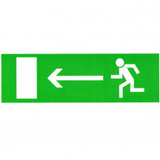 Информационный знак Направление к выходу налево 150