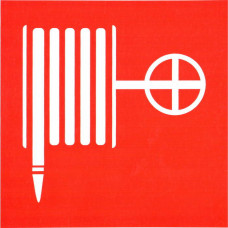 Информационный знак Пожарный кран 100х100