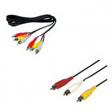 Аудио /видео шнур 3 RCA - 3 RCA B 5m